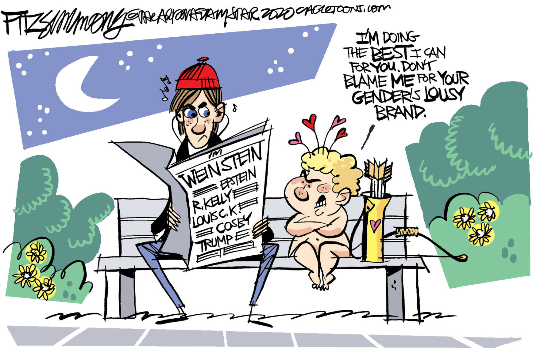 Daily Fitz Cartoon: 2020 love
